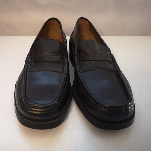 Clarks Active Air Men's Black Size 7.5 Leather Upper Loafers - Picture 3 of 9